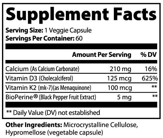 Vitamin K2 & D3